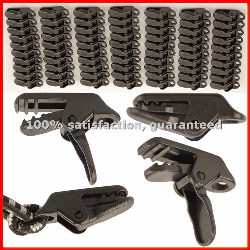 Outdoor Camping Tent - 70PCS Camping PC Tent Clips,Awning Tarp