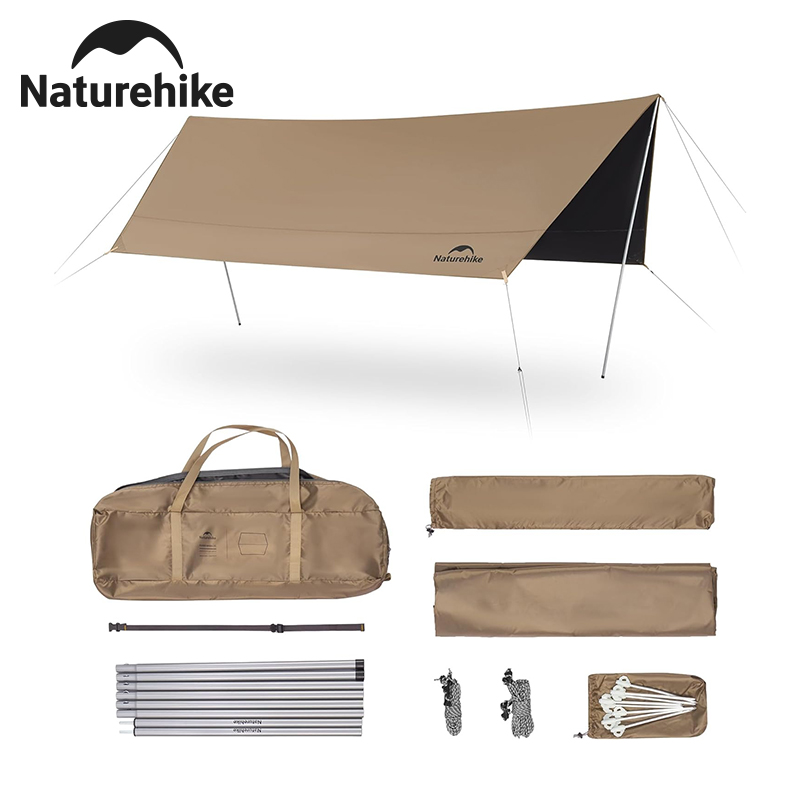 Waterproof Tarp Shelter - Naturehike Large Camping Waterproof Canopy Camping