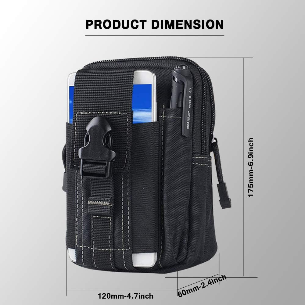 Tactical Molle Belt Pouch Mili - Outdoor Camping Bag ulasan dan harga
