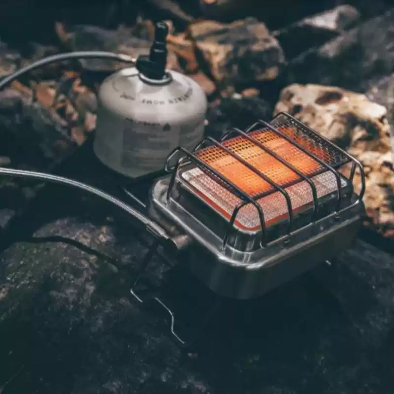 Portable 2 in 1 Camping Heater - Cooking Outdoor Camping ulasan dan harga
