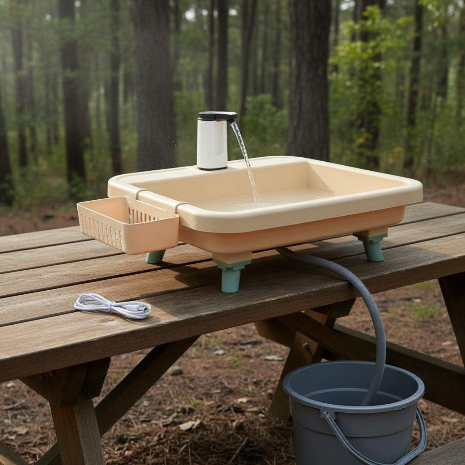 Outdoor Camping Washbasin Port - Outdoor In Camping ulasan dan harga