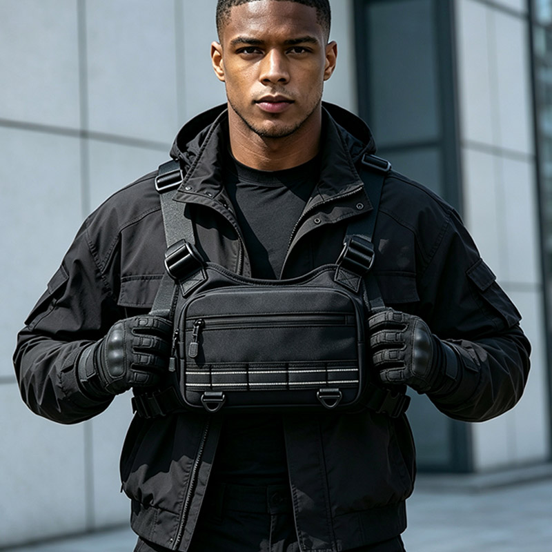 Men's Sports Chest Bag Tactica - Outdoor Camping Vest ulasan dan harga