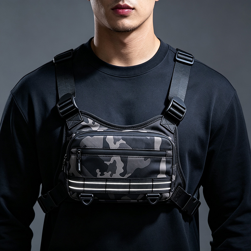 Men's Sports Chest Bag Tactica - Outdoor Camping Vest ulasan dan harga