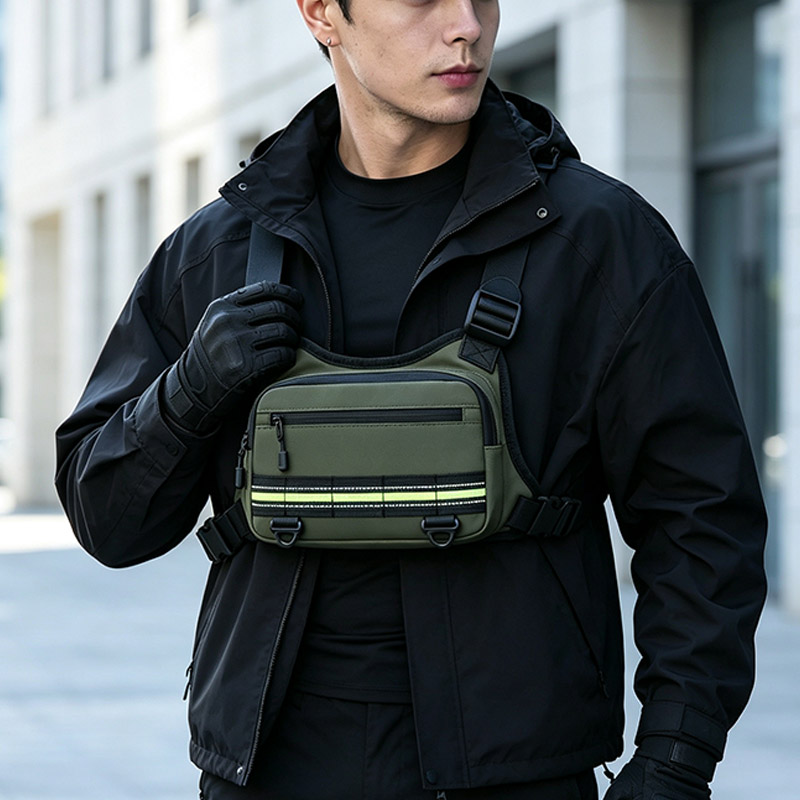 Men's Sports Chest Bag Tactica - Outdoor Camping Vest ulasan dan harga