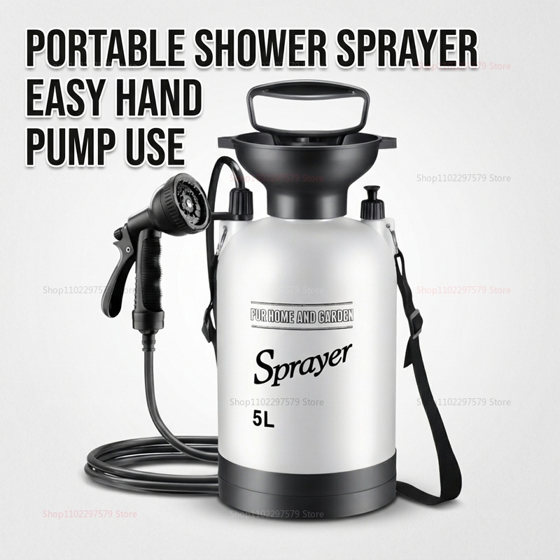 Portable Camping Shower 5L Man - Outdoor Camping Backpack ulasan dan harga