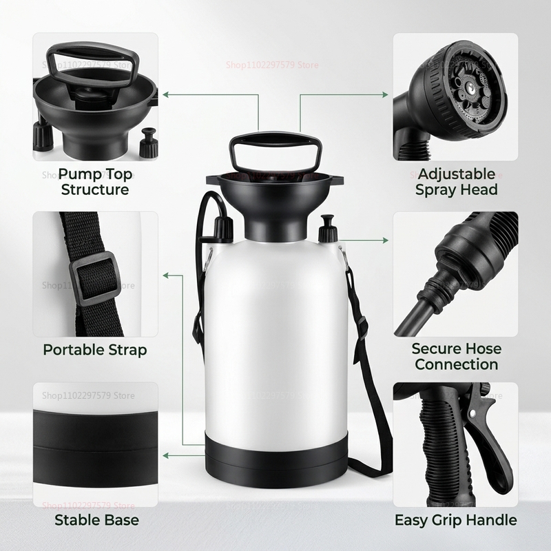 Portable Camping Shower 5L Man - Outdoor Camping Backpack ulasan dan harga