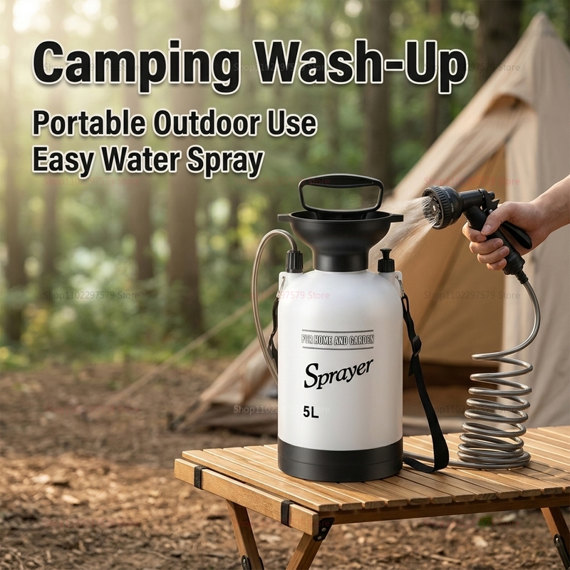 Portable Camping Shower 5L Man - Outdoor Camping Backpack ulasan dan harga