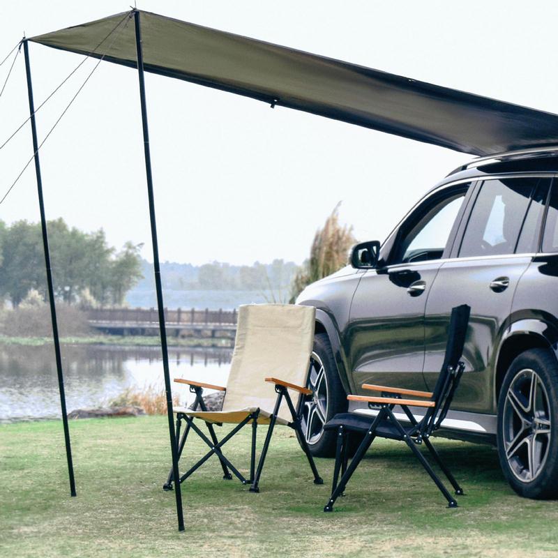 Car Awning Roof Rack Sun Shade - Waterproof Tarp Shelter ulasan dan harga