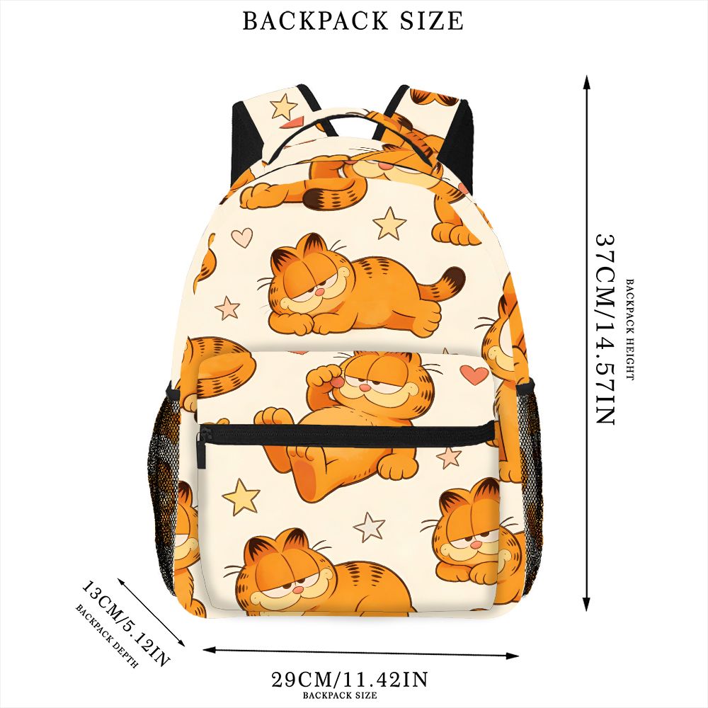 Funny Lazy Garfield Backpack S - Outdoor Camping Backpack ulasan dan harga