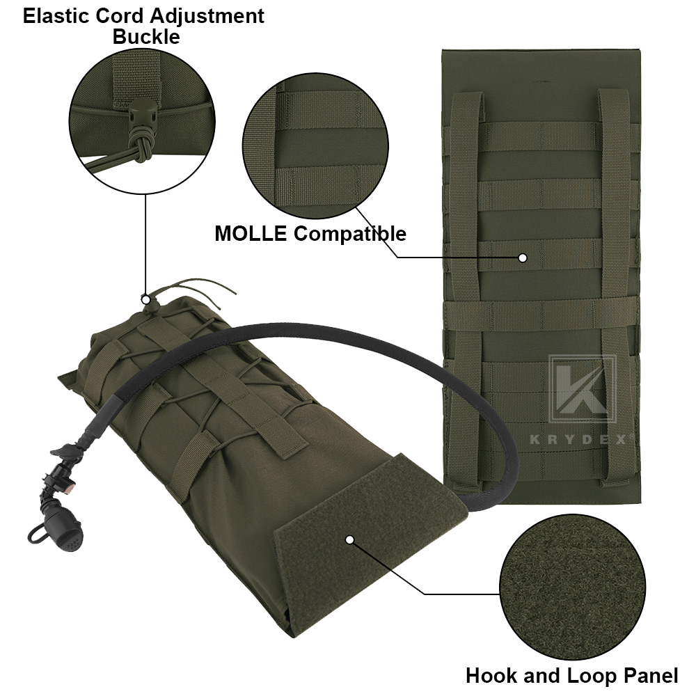 KRYDEX Tactical 3L Hydration M - Outdoor Camping Vest ulasan dan harga